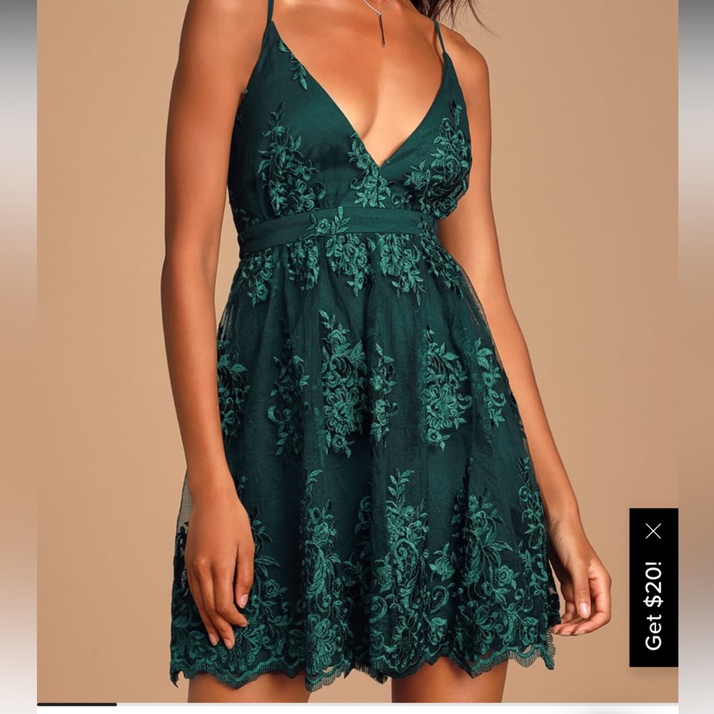 Lulus Love To Remember Emerald Dress